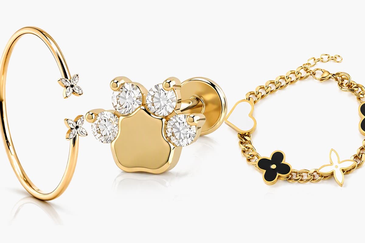 Cute Paw Print Stud Earrings