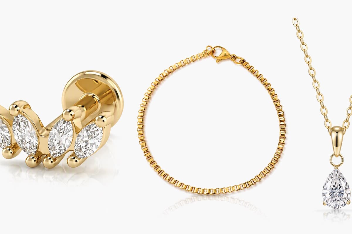 Dainty Leaf Branch Stud Earrings