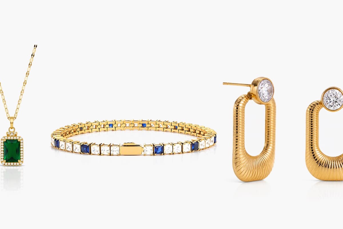 Trendy Ribbed Oval Drop Earrings