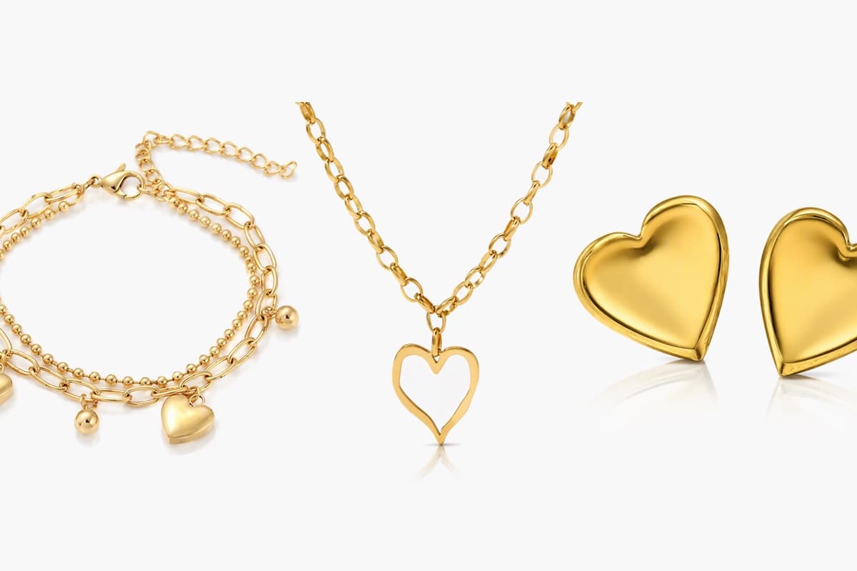 Cute Double Layer Heart Charm Bracelet