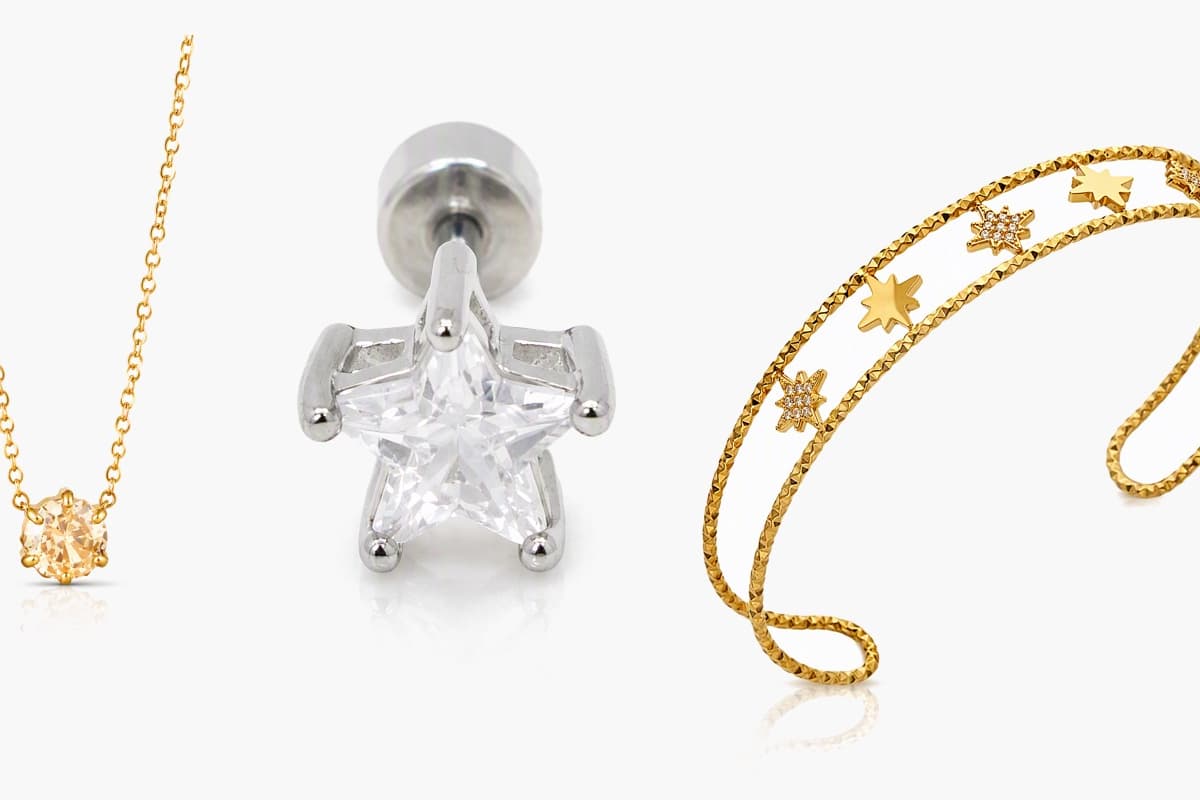 Dainty Star Stud Earrings