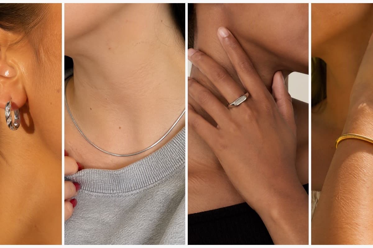 Twisted Band Hoop Earrings