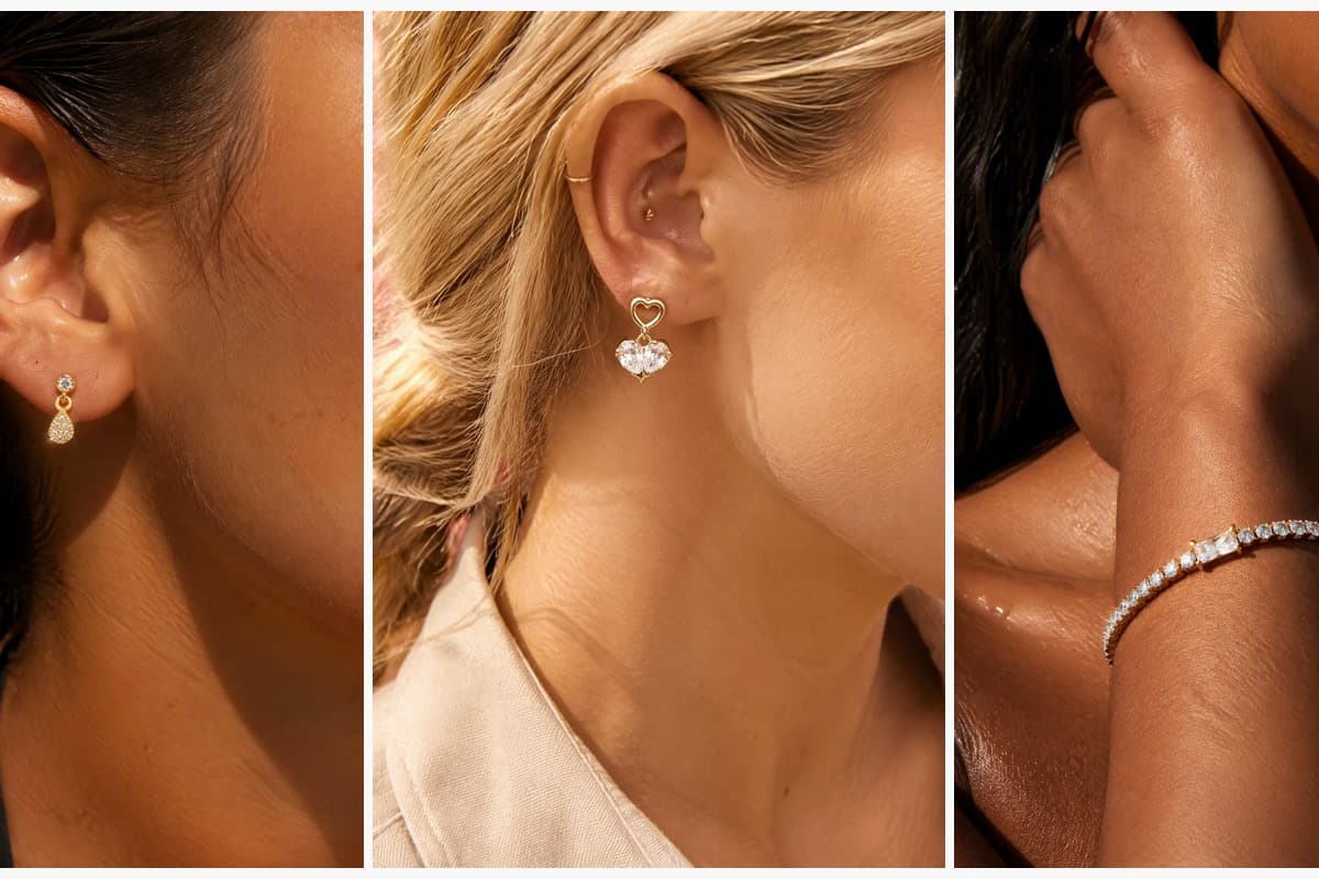 Dainty Charm Stud Earrings