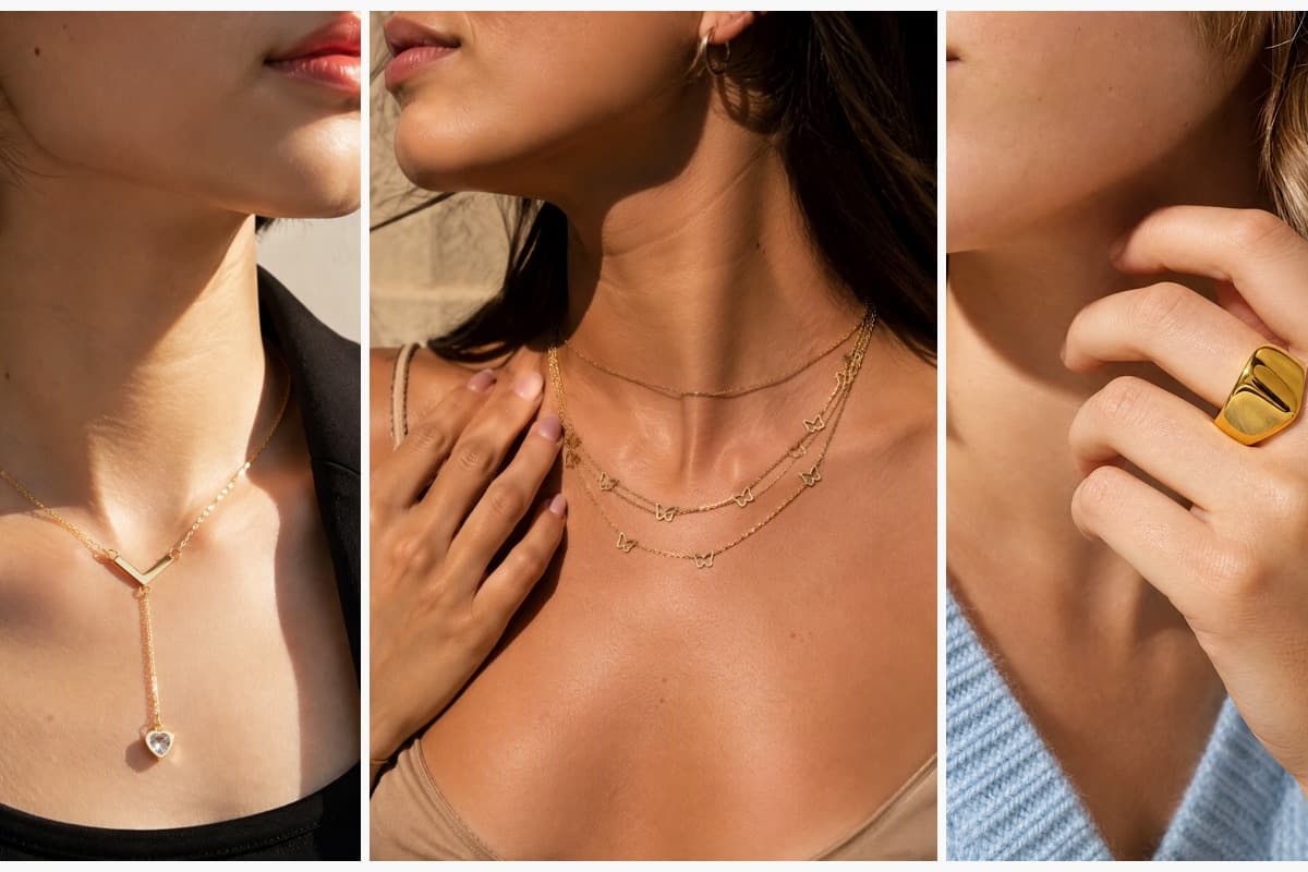 Dainty Letter L Heart Necklace