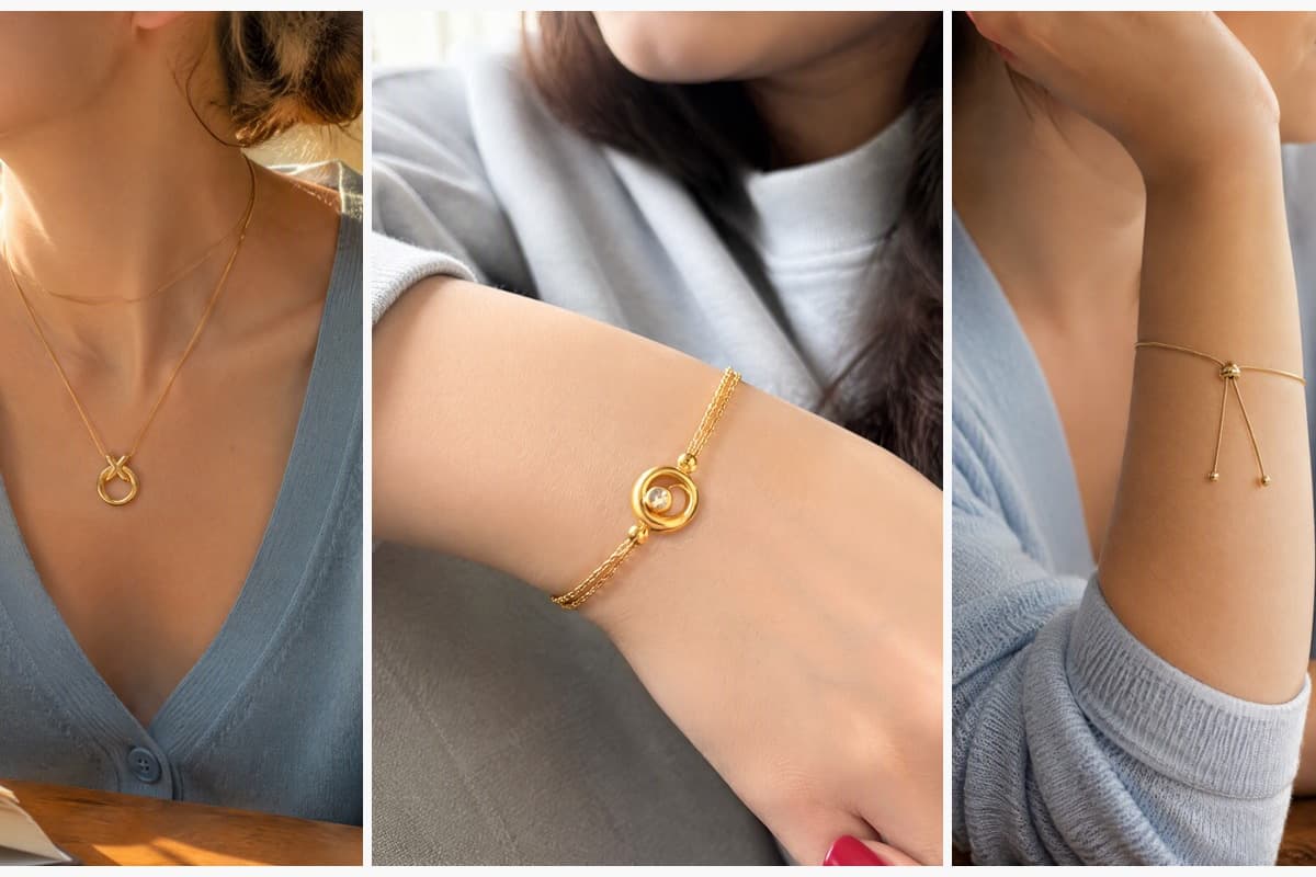 XO Knot Pendant Necklace