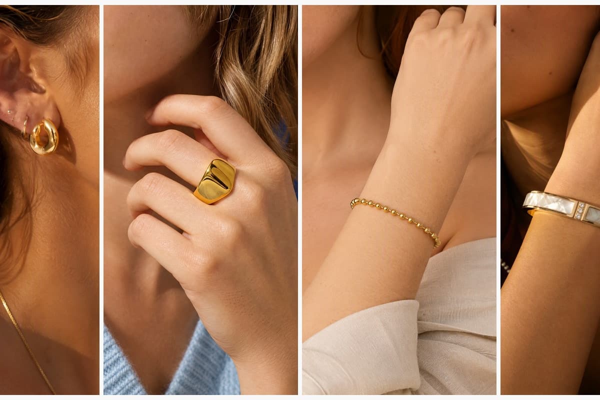 Chunky U-Shape Huggie Earrings