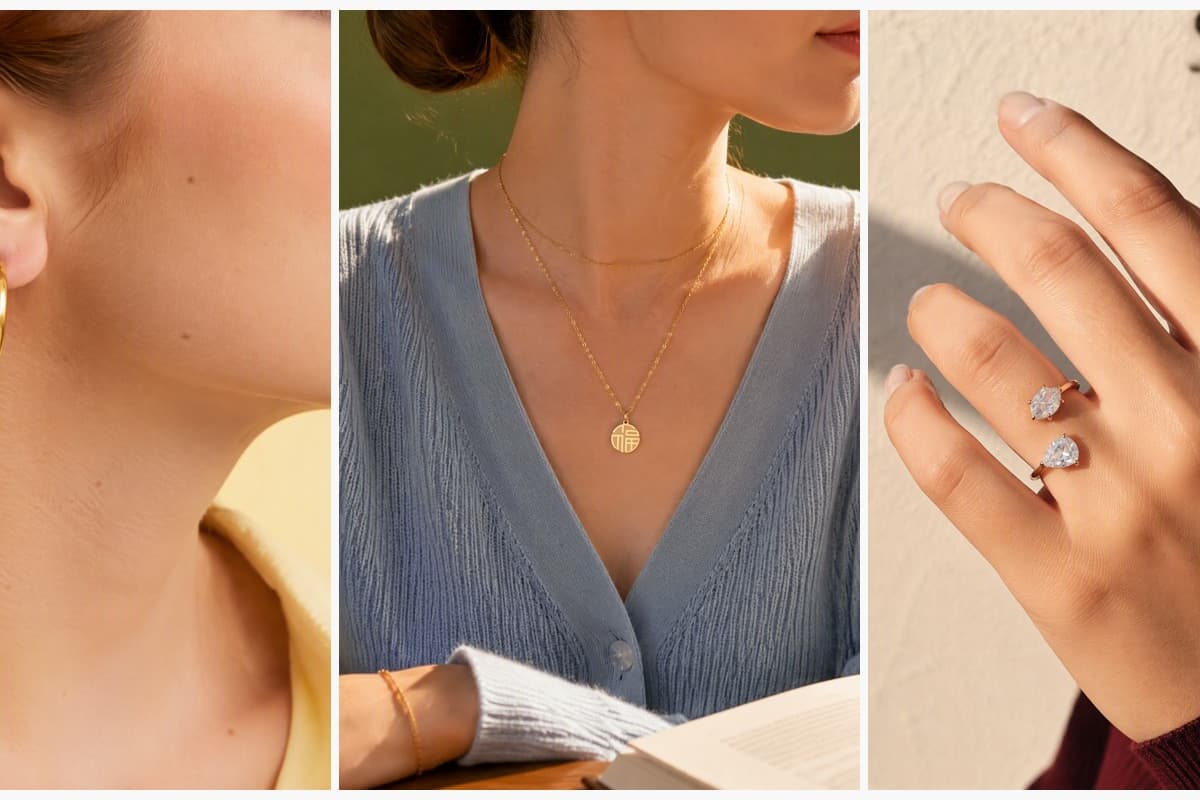 Minimalist Open Cuff Hoop Earrings