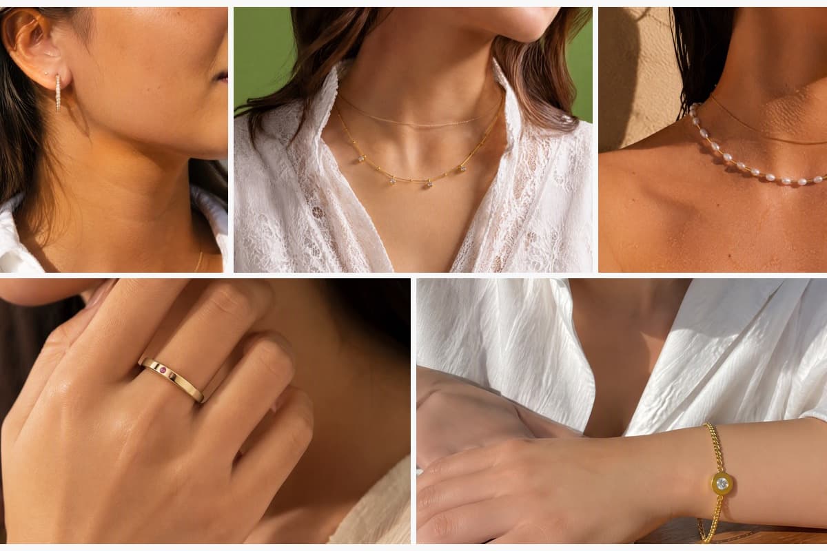 Dainty Paved Hoop Earrings