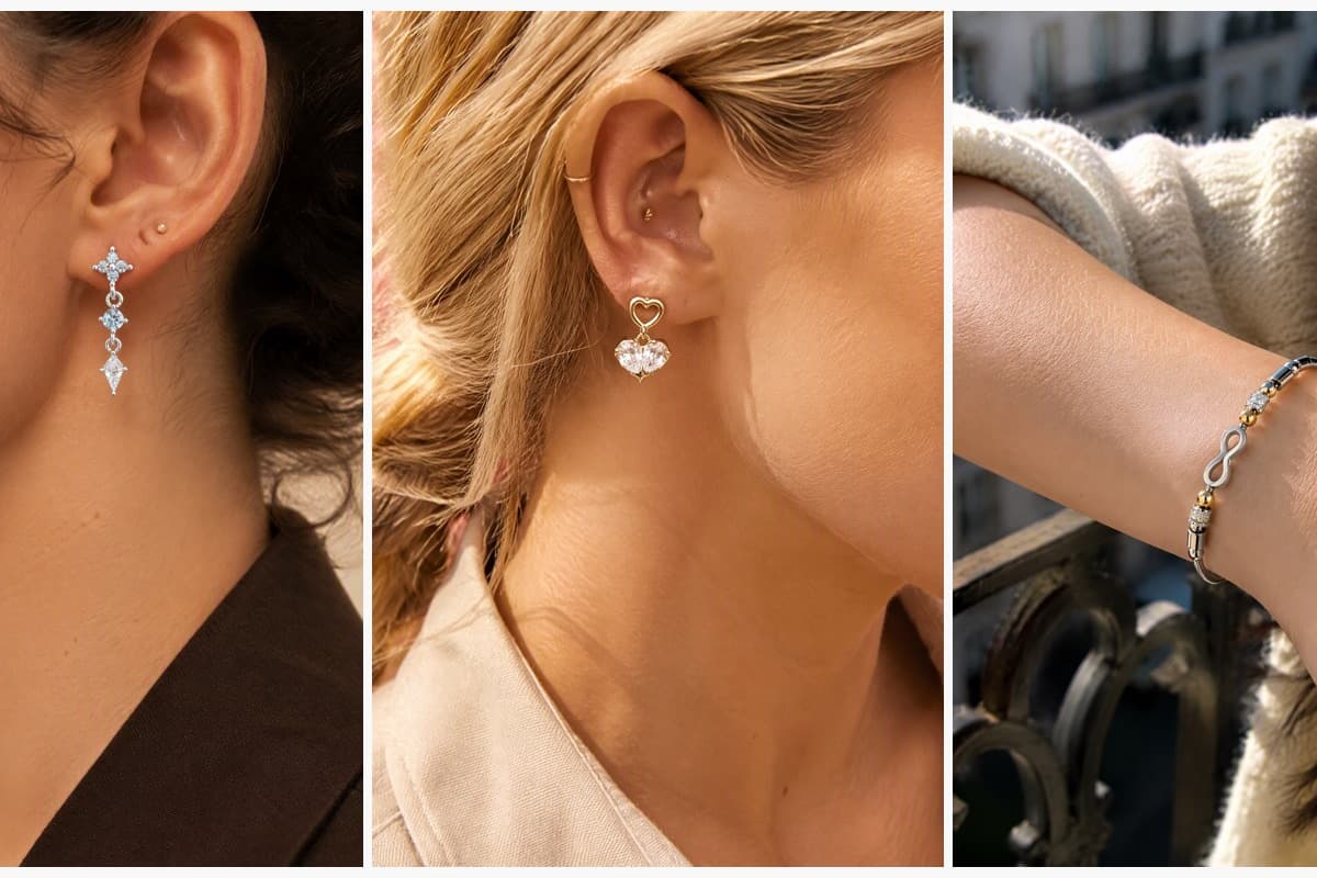 Dainty Flower Drop Earrings