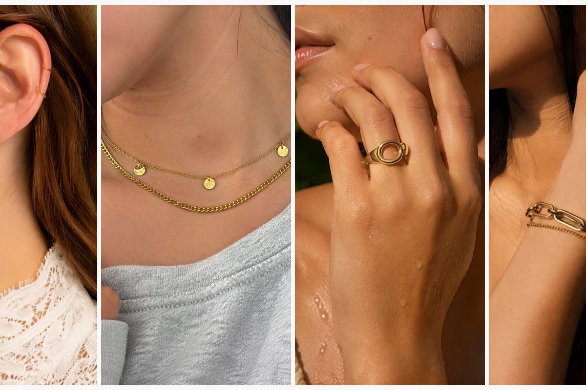 Minimalist Ball And Bar Earrings