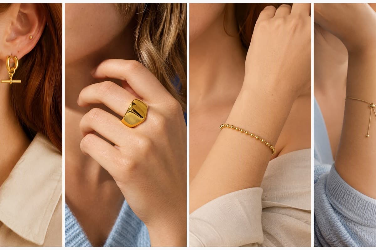 Minimalist Circle And Bar Drop Earrings