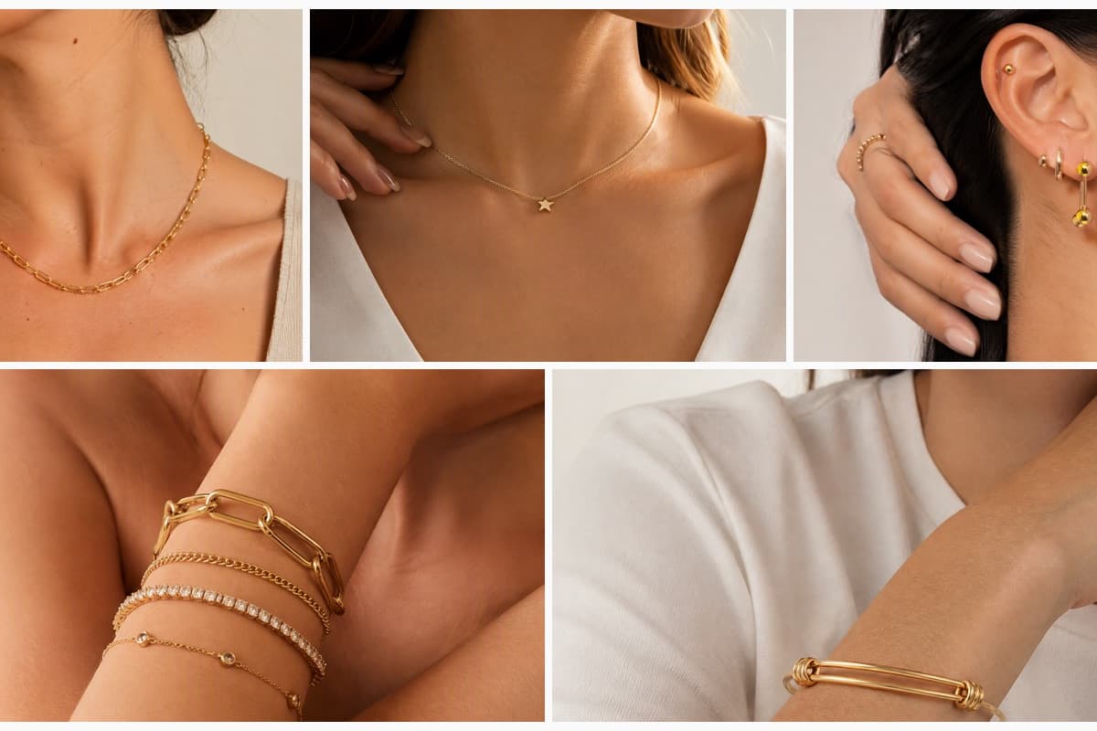 Minimalist Paperclip Chain Necklace