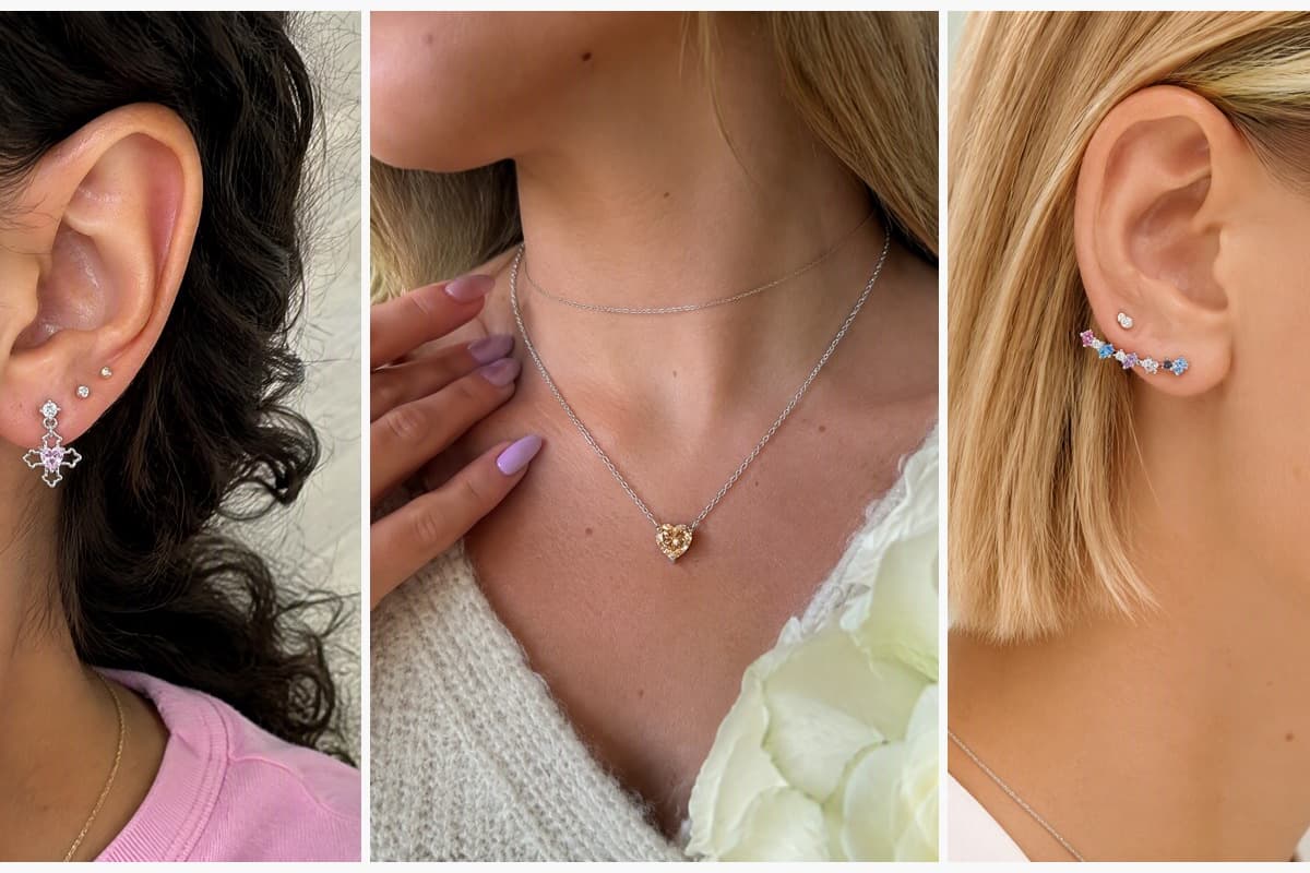 Dainty Cross Stud Earrings