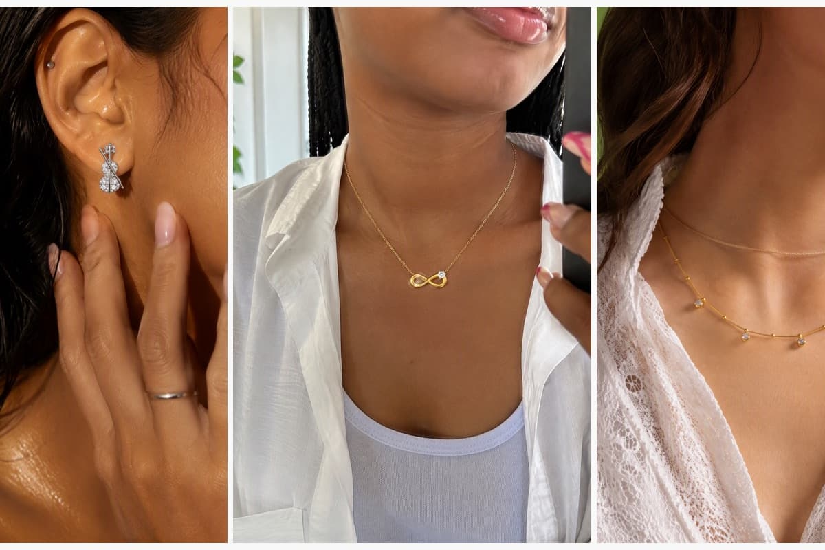 Dainty Infinity Stud Earrings