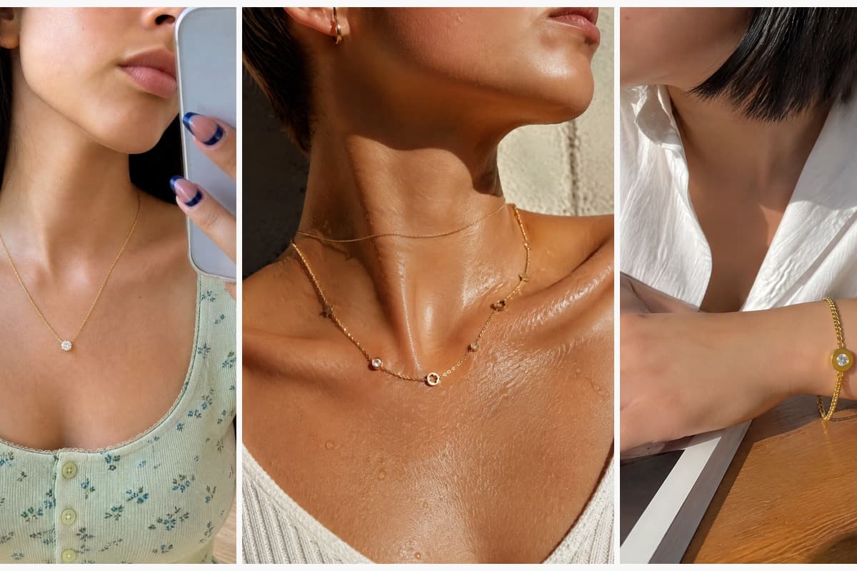 Dainty Single Stone Necklace