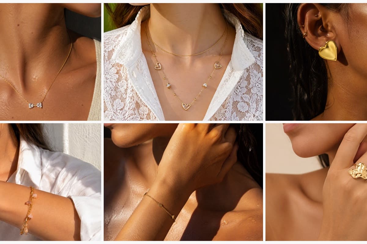 Dainty Double Heart Necklace