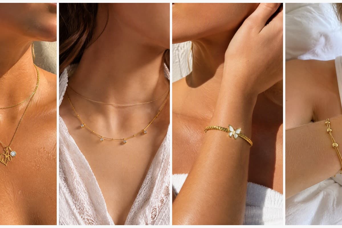 Dainty Initial Letter Pendant Necklace