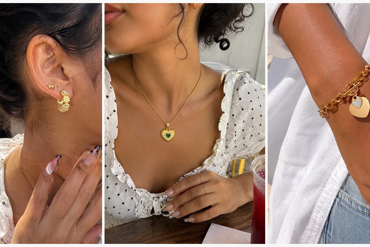 Flower Hoop Earrings