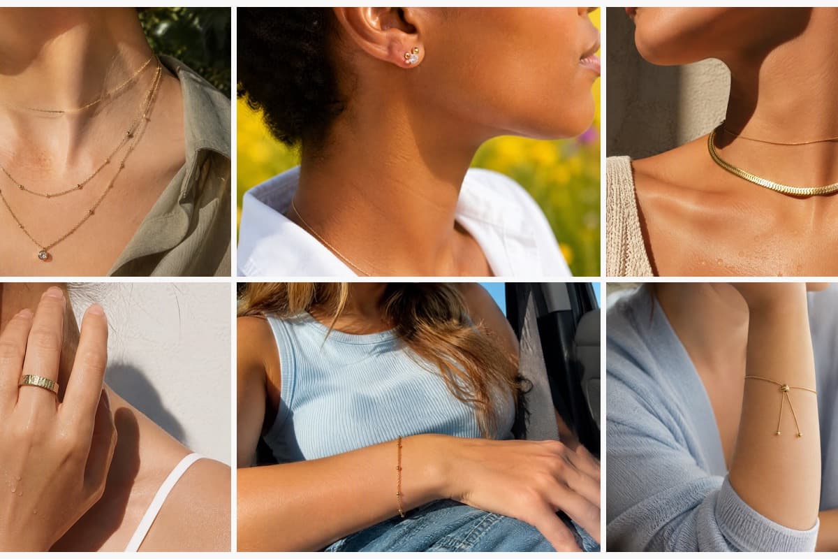 Dainty Ball Bead Layered Necklace