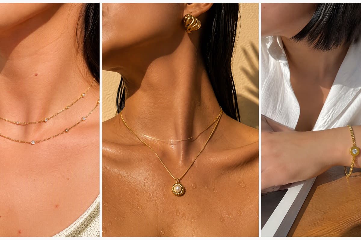 Dainty Double Layer Chain Necklace