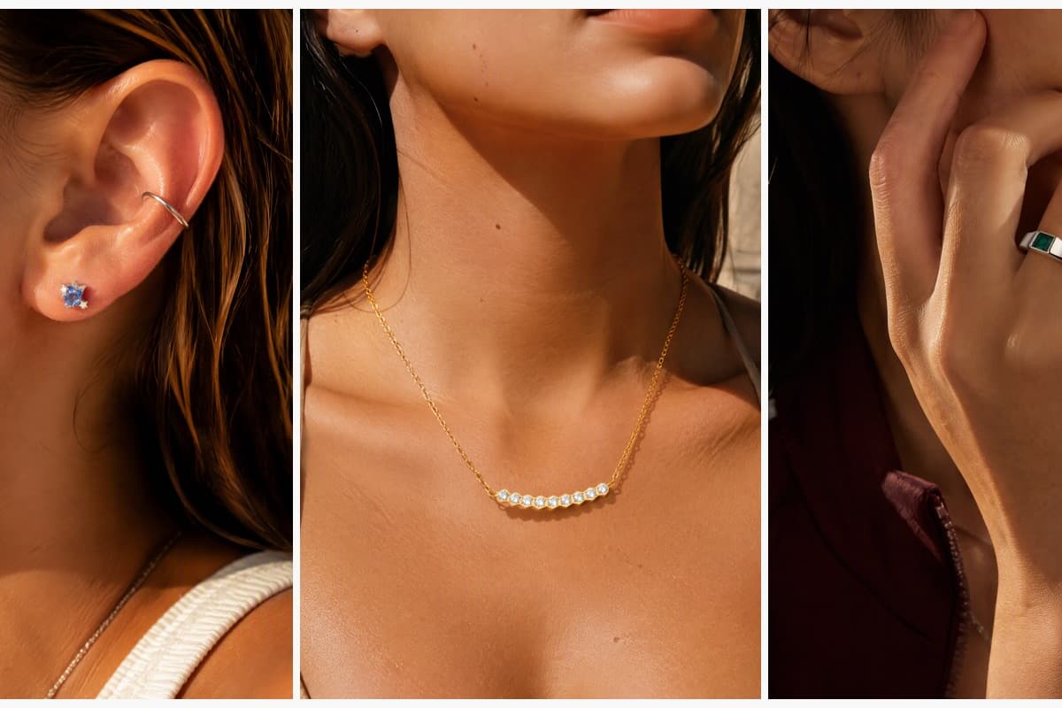 Geometric Stud Earrings