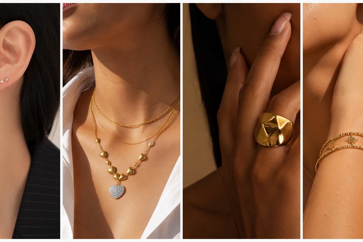 Trendy Cross Spike Drop Earrings
