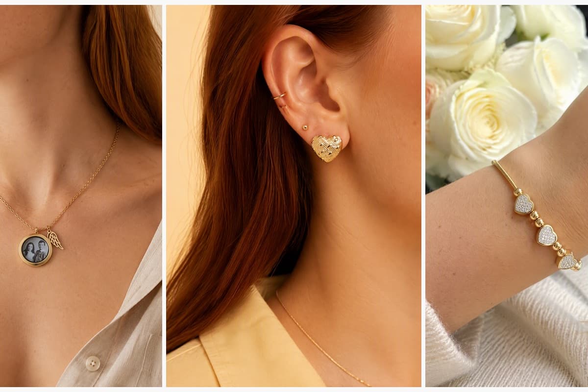Round Photo Locket Necklace