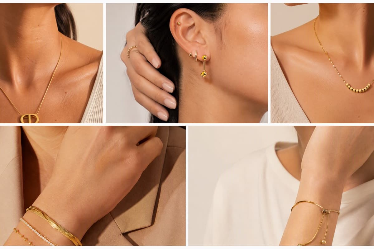 Minimalist Interlocking Oval Necklace