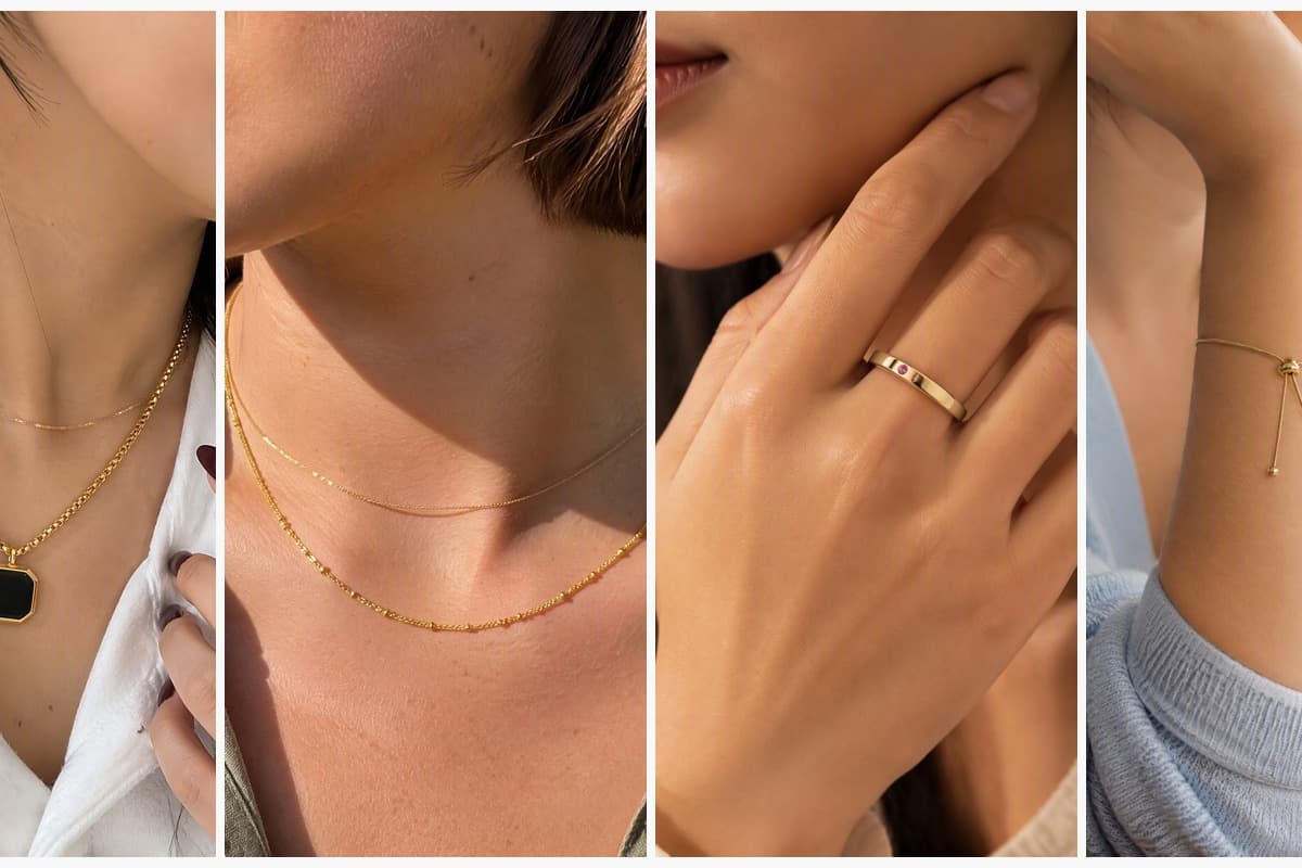 Minimalist Octagonal Pendant Necklace