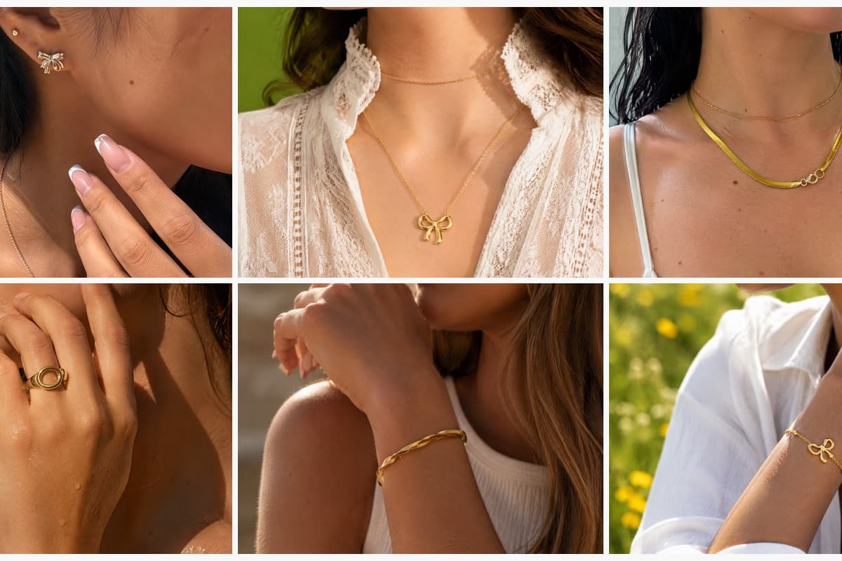 Dainty Bow Knot Stud Earrings