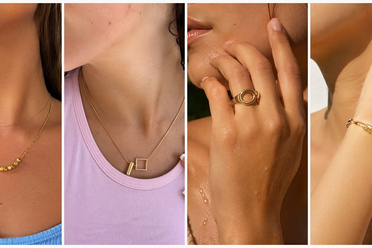 Dainty Beaded Snake Chain Necklace