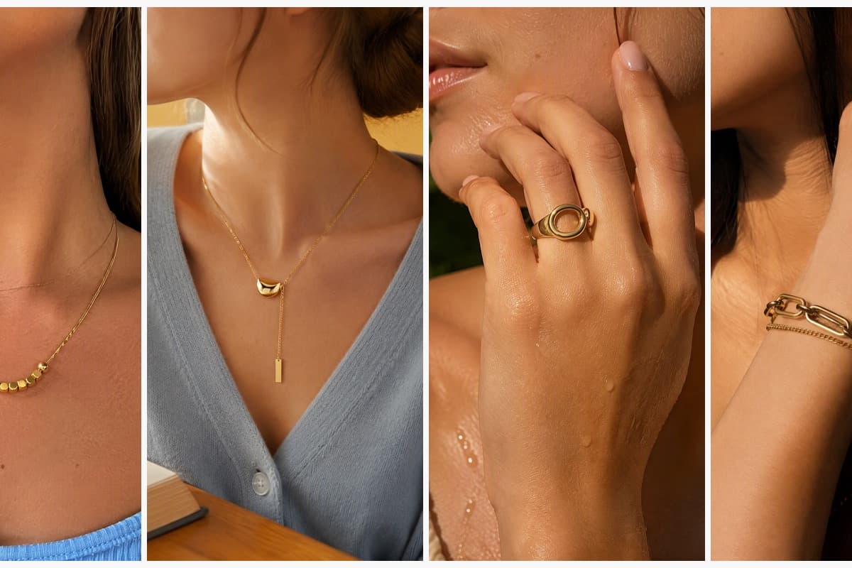 Dainty Beaded Snake Chain Necklace