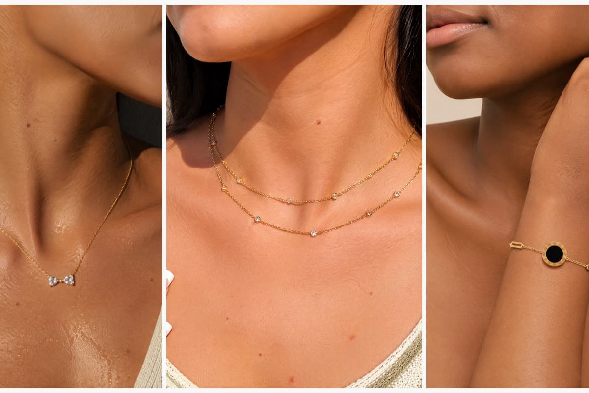 Dainty Double Heart Necklace