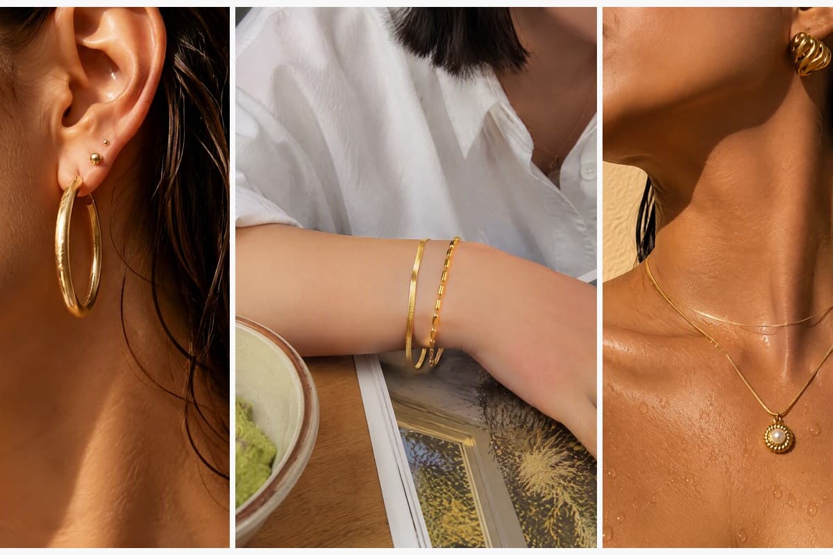 Minimalist Textured Hoop Earrings