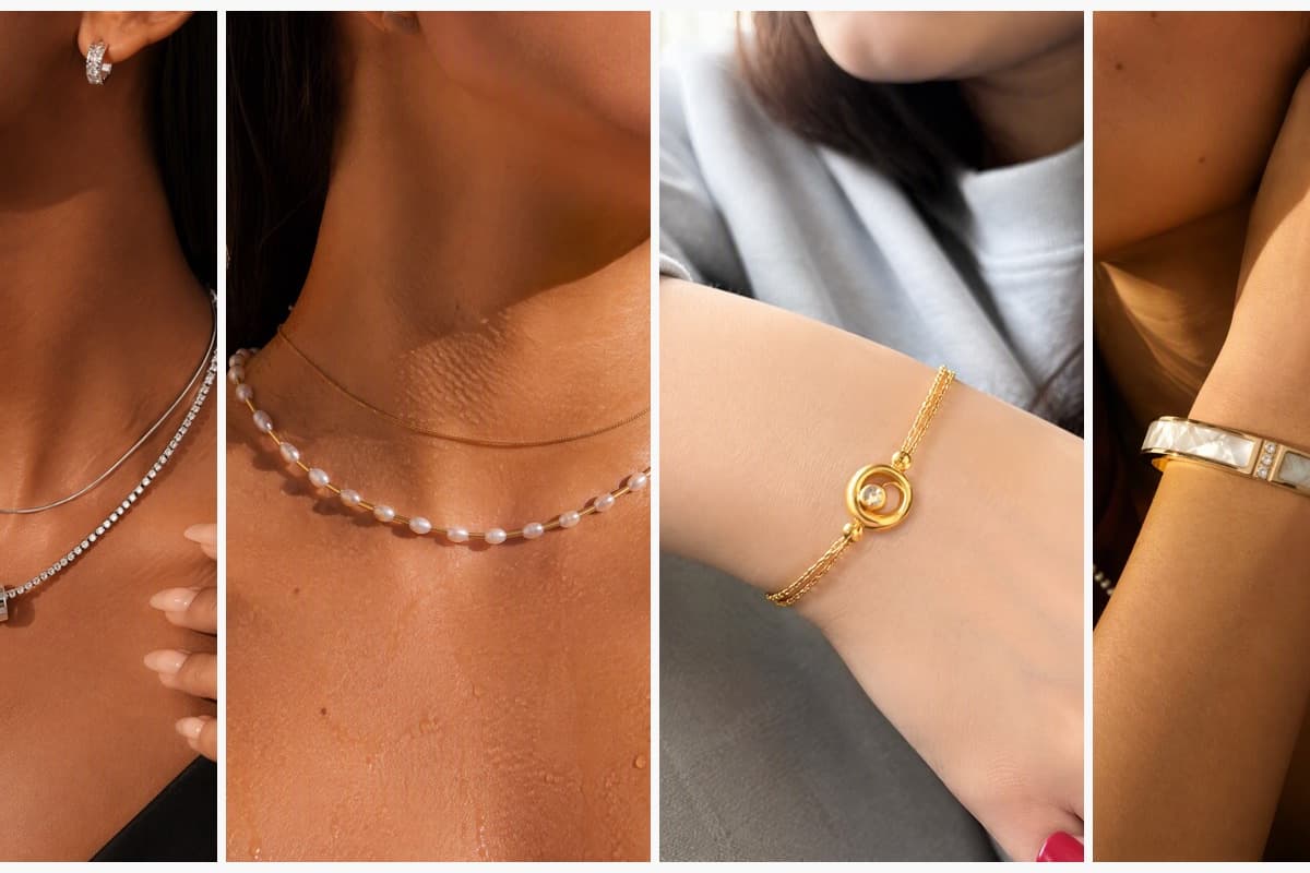Dainty Double Layer Disc Necklace