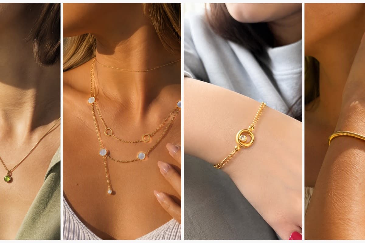 Dainty Circle Disc Necklace