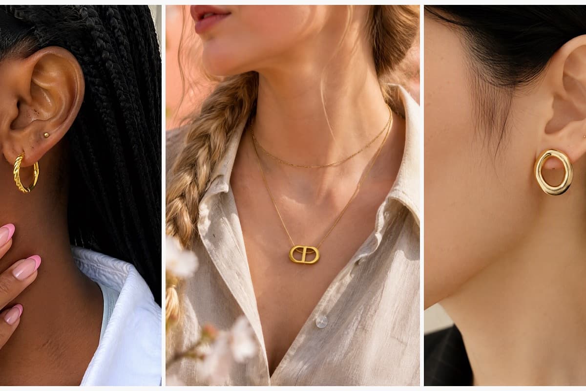 Twisted Band Hoop Earrings