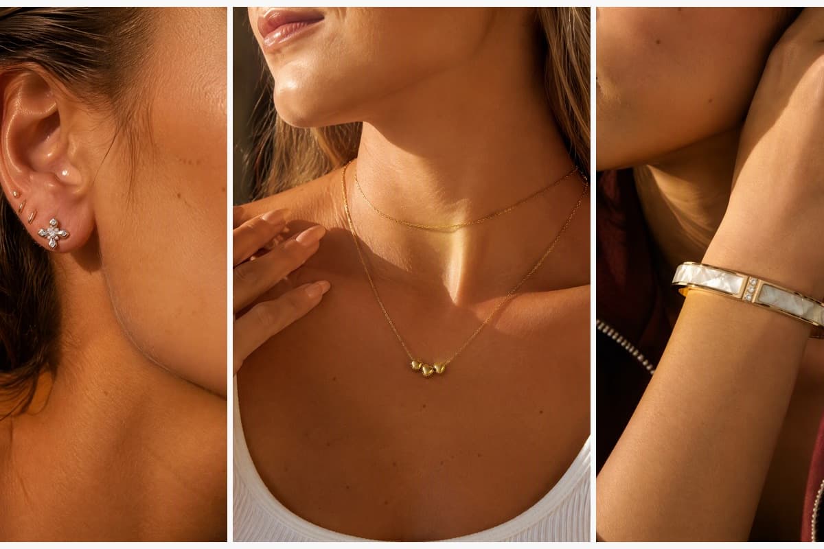 Dainty Cross Stud Earrings