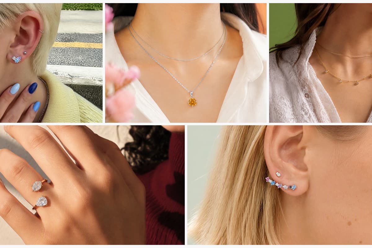 Dainty Heart Stud Earrings