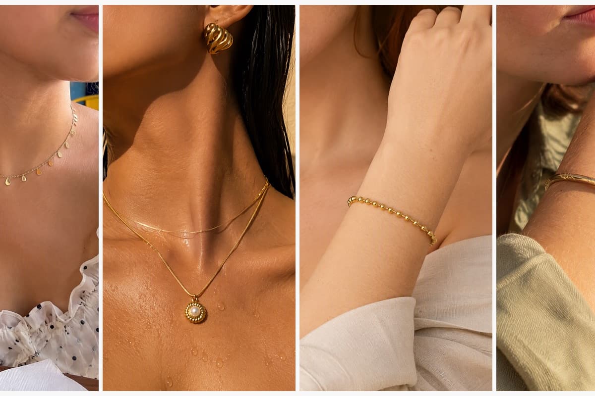 Dainty Teardrop Charm Necklace