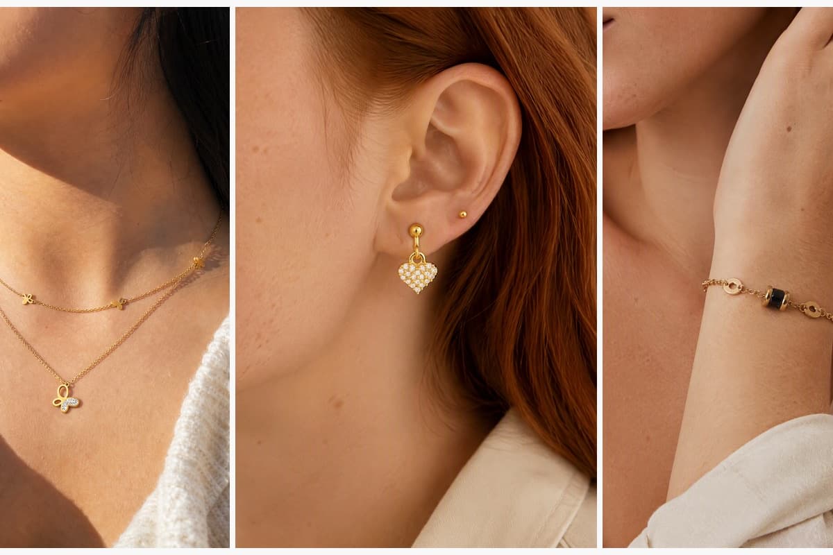 Dainty Butterfly Layered Necklace