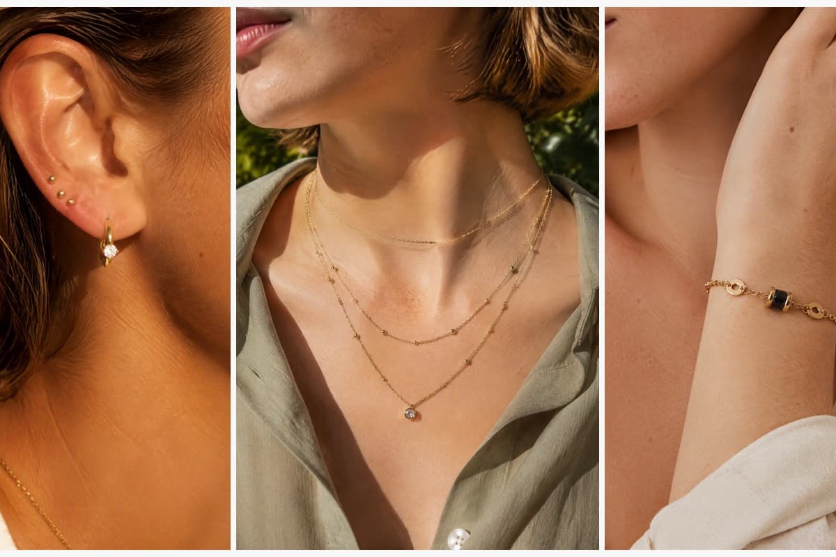 Dainty Leaf Branch Huggie Earrings