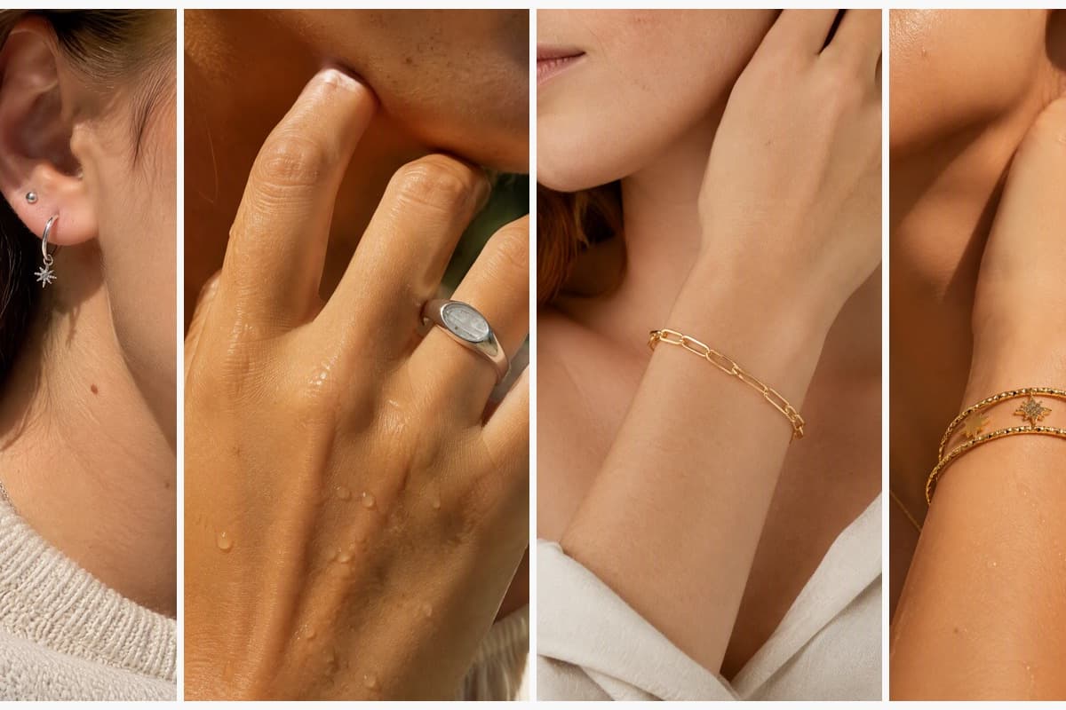 Dainty Star Charm Hoop Earrings
