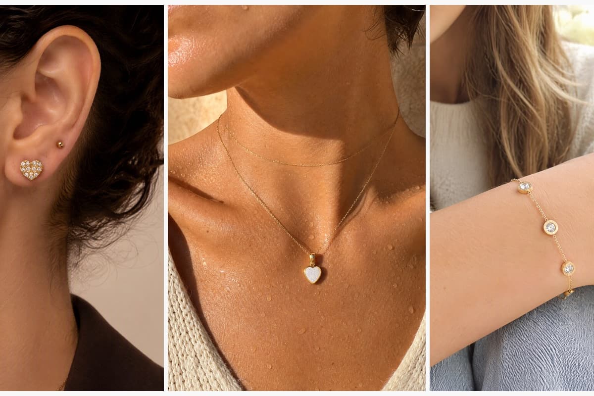 Cute Heart Stud Earrings
