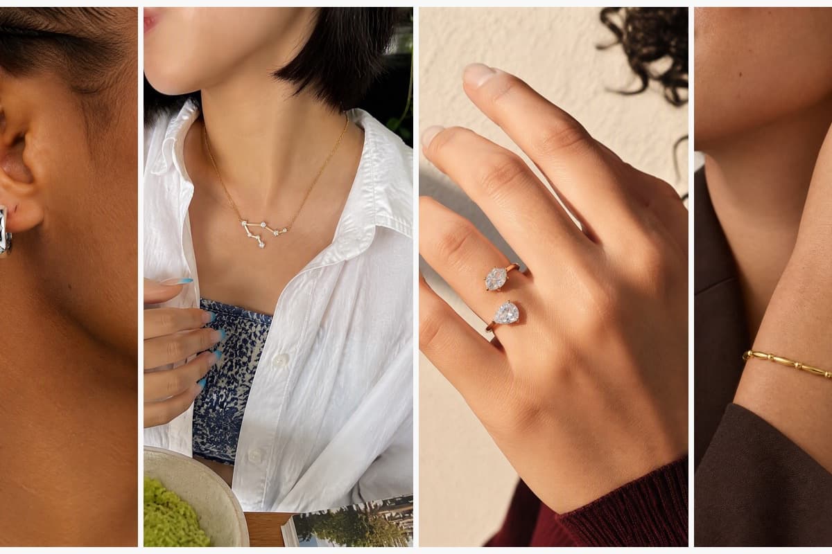 Star Hoop Earrings