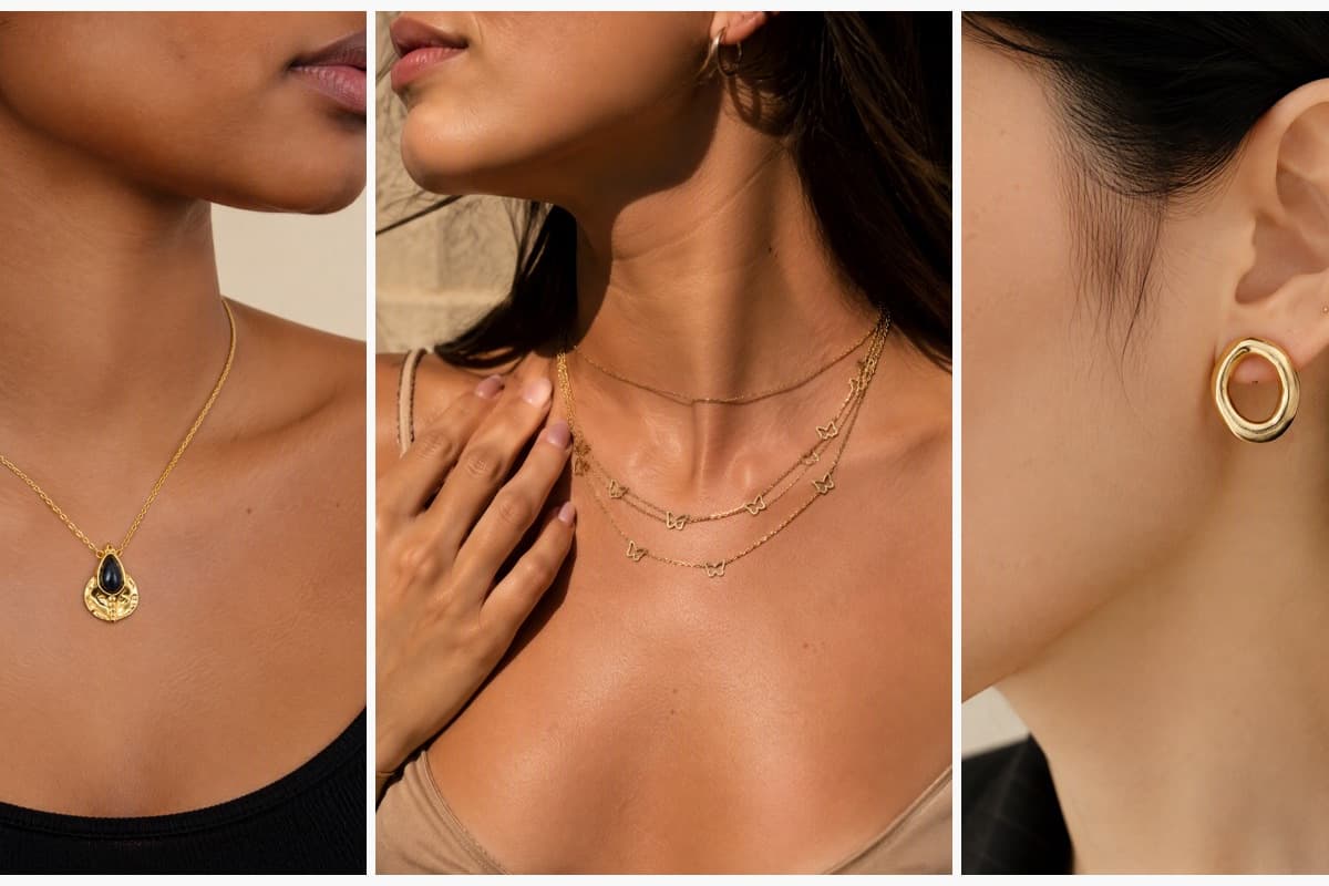 Leaf Branch Pendant Necklace