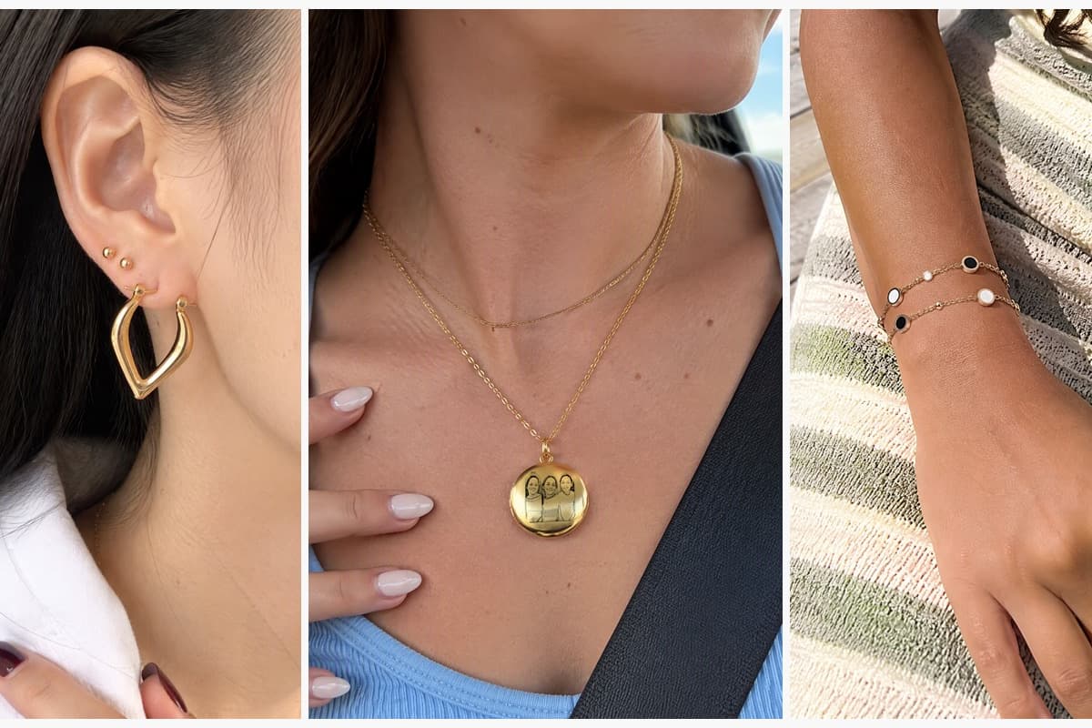 Trendy Heart Hoop Earrings