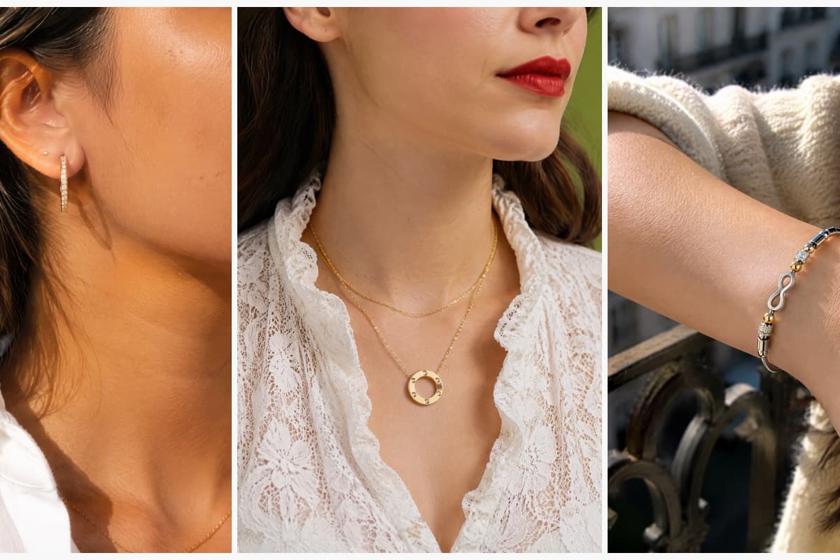 Dainty Paved Hoop Earrings