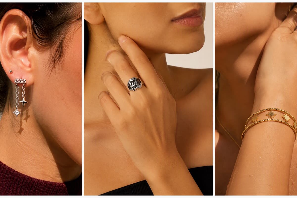 Dainty Star Drop Earrings