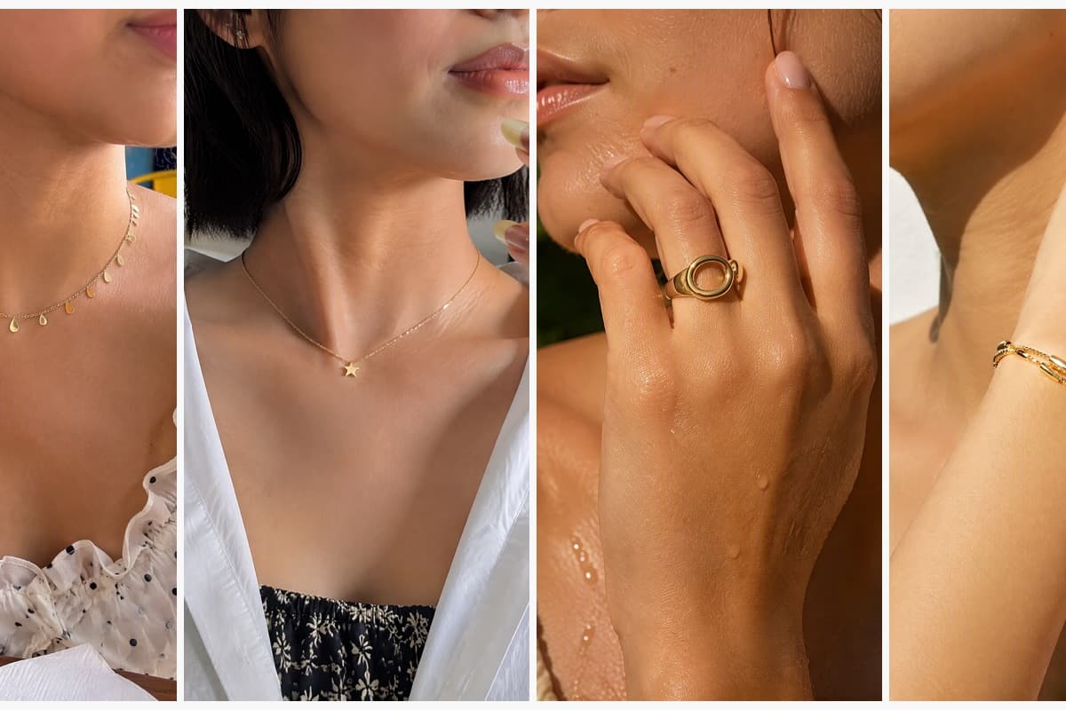 Dainty Teardrop Charm Necklace